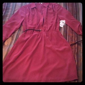 Red/ Orange knee length dress!